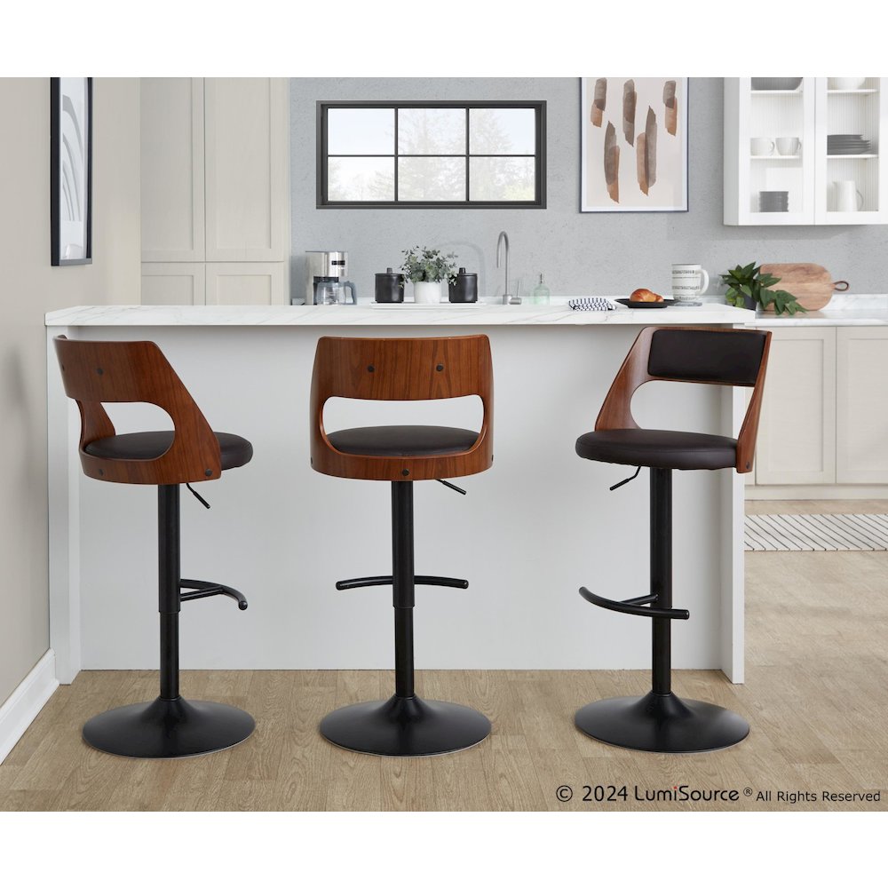 Cecina Adjustable Barstool - Set of 2. Picture 8
