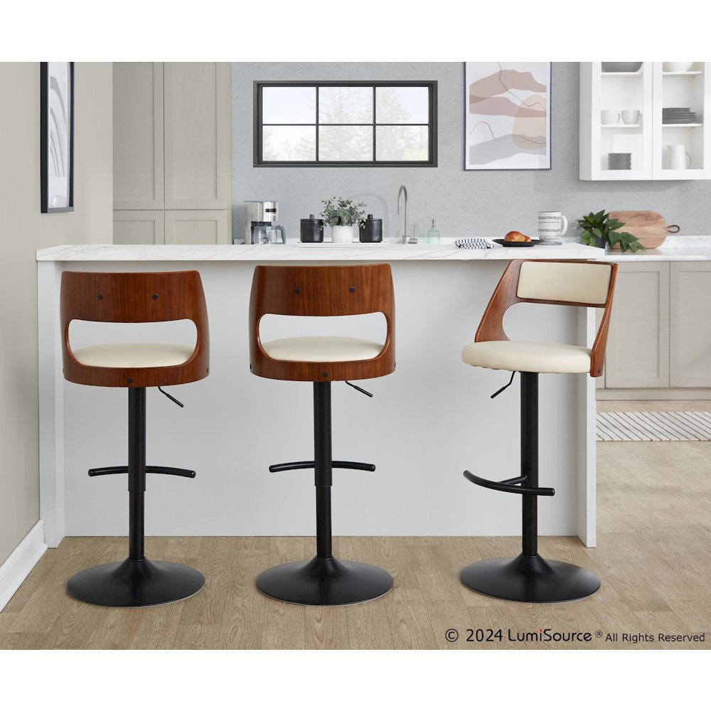 Cecina Adjustable Barstool - Set of 2. Picture 7