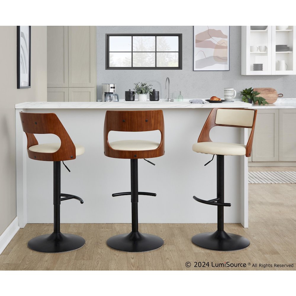 Cecina Adjustable Barstool - Set of 2. Picture 8