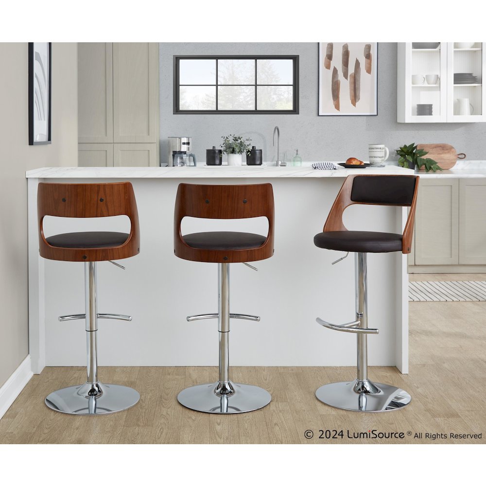 Cecina Adjustable Barstool - Set of 2. Picture 7