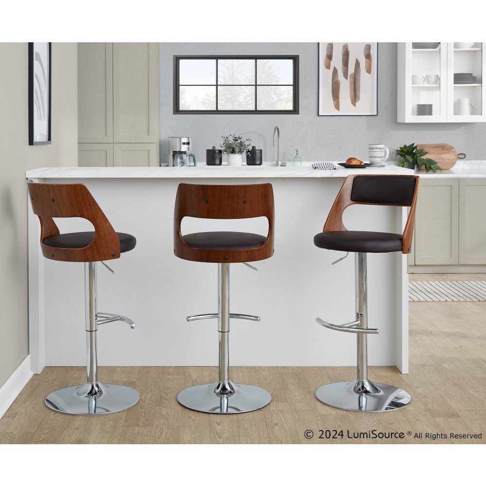 Cecina Adjustable Barstool - Set of 2. Picture 8