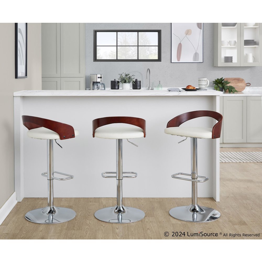 Grotto Adjustable Barstool - Set of 2. Picture 8