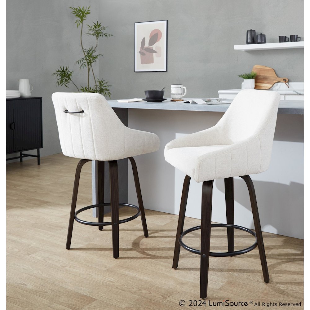 Hannah 26" Fixed-Height Counter Stool - Set of 2. Picture 7