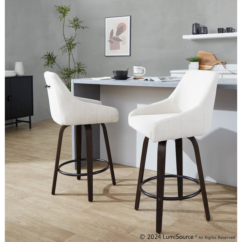 Hannah 26" Fixed-Height Counter Stool - Set of 2. Picture 8