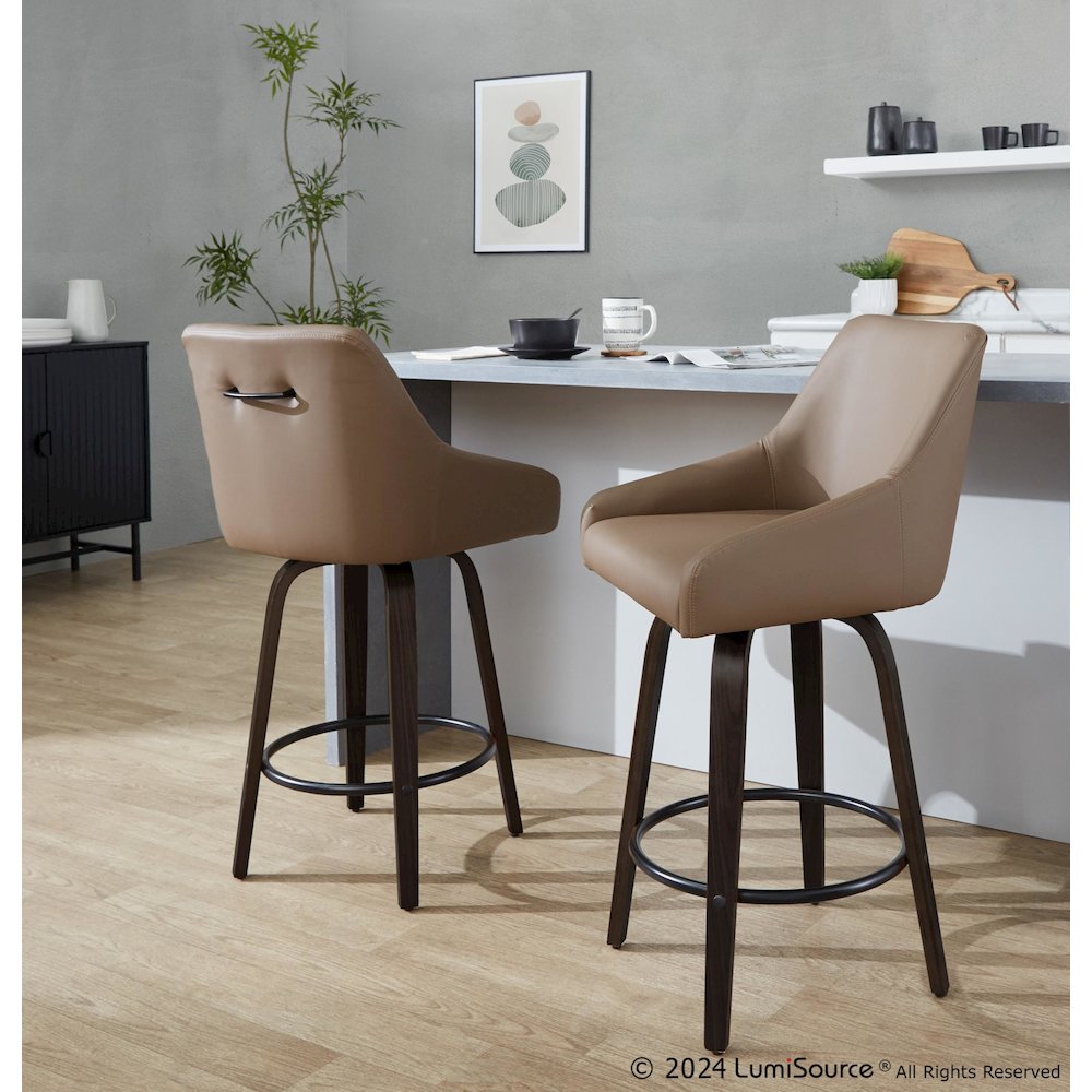 Hannah 26" Fixed-Height Counter Stool - Set of 2. Picture 7