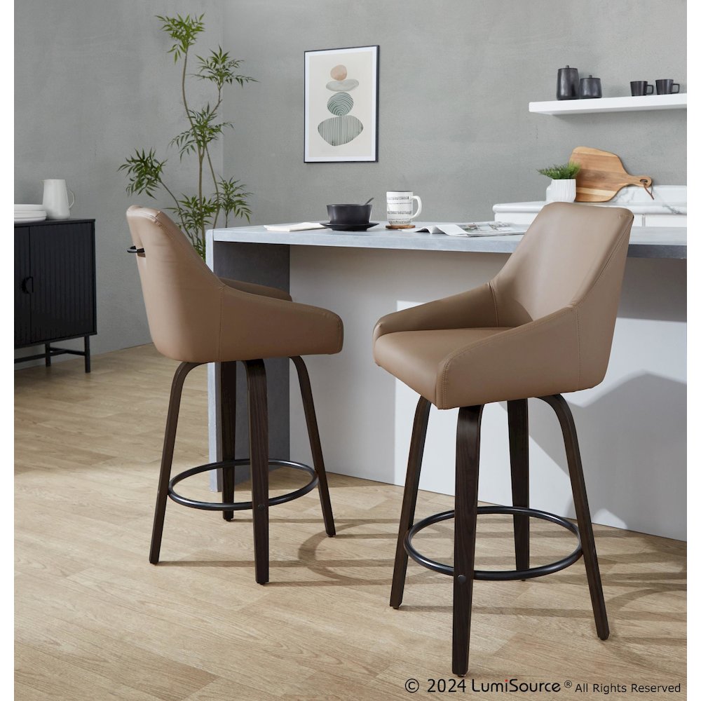Hannah 26" Fixed-Height Counter Stool - Set of 2. Picture 8