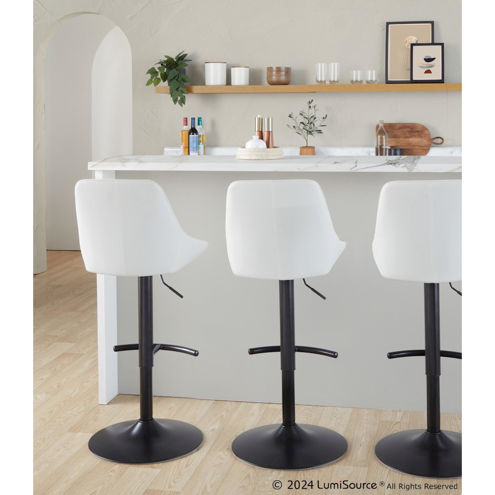 Diana Adjustable Barstool - Set of 2. Picture 8