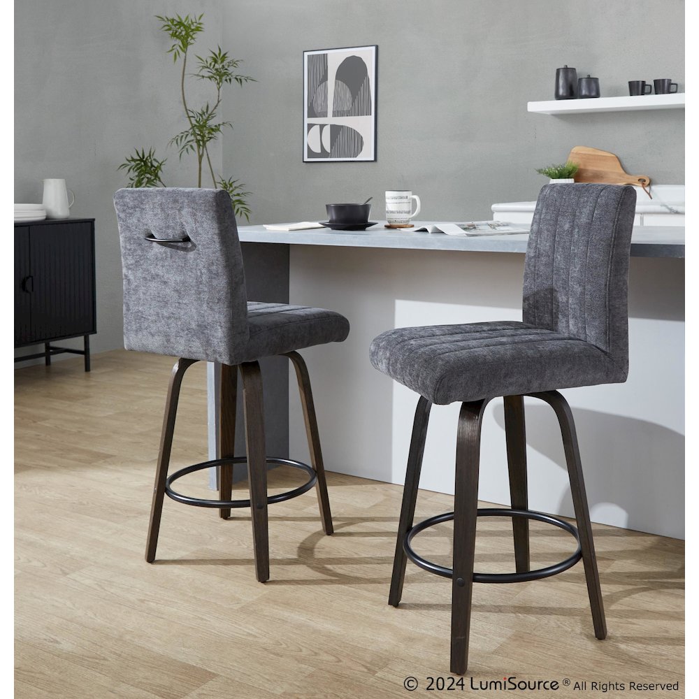 Hank 26" Fixed-Height Counter Stool - Set of 2. Picture 7