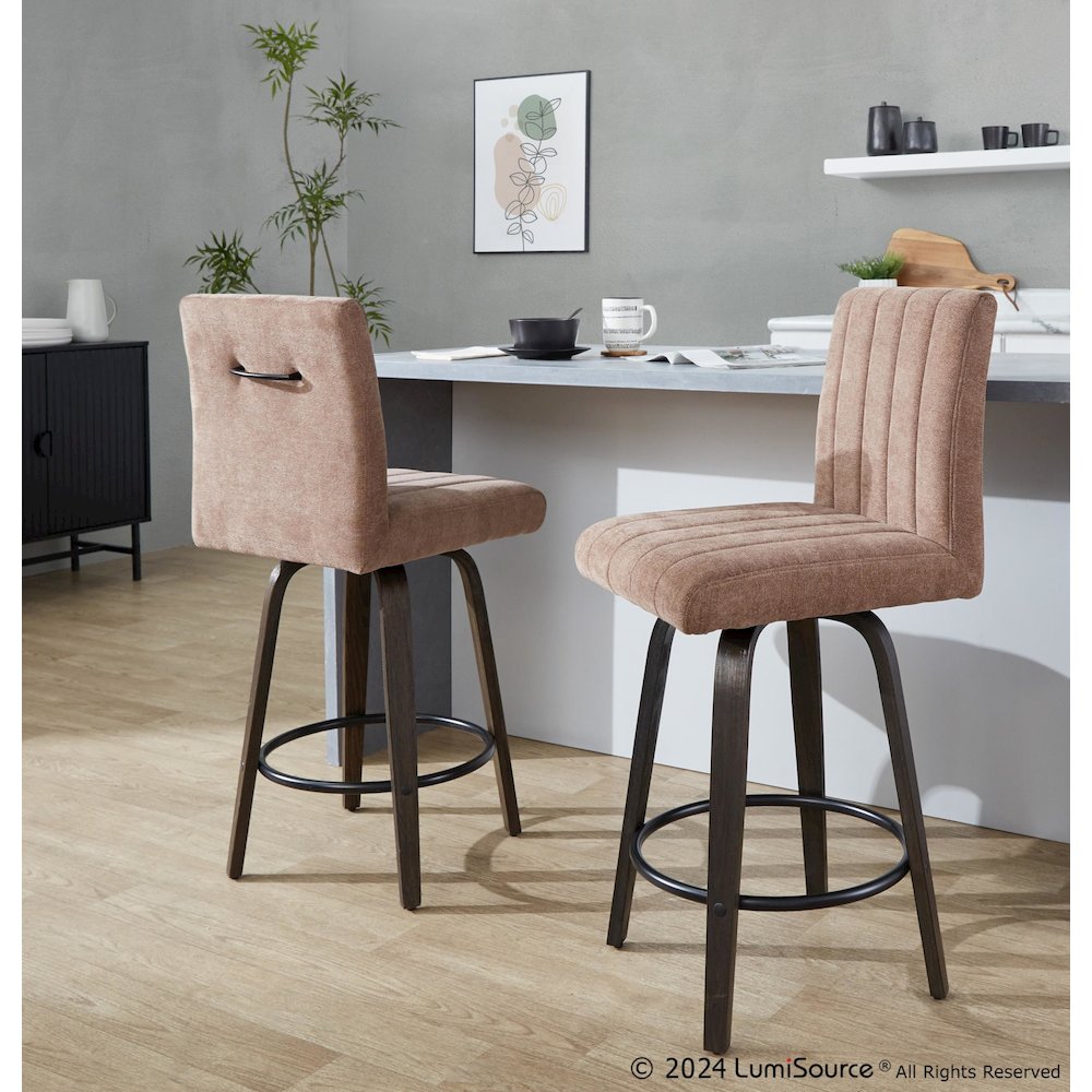 Hank 26" Fixed-Height Counter Stool - Set of 2. Picture 7