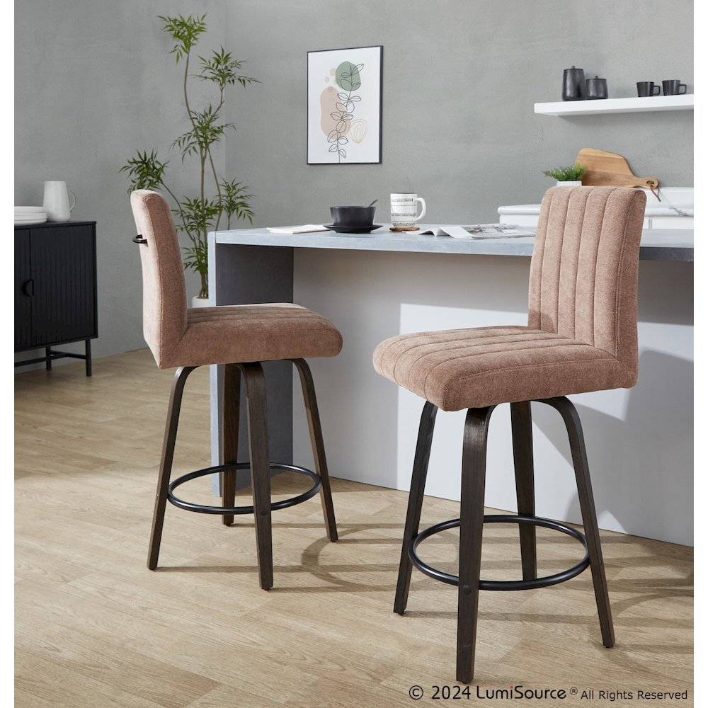 Hank 26" Fixed-Height Counter Stool - Set of 2. Picture 8