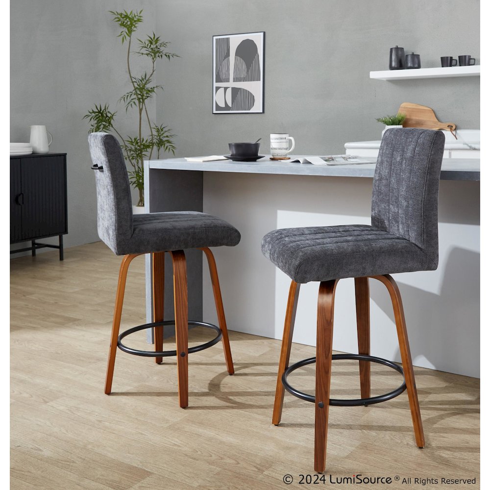 Hank 26" Fixed-Height Counter Stool - Set of 2. Picture 7