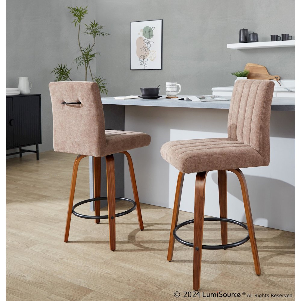 Hank 26" Fixed-Height Counter Stool - Set of 2. Picture 7