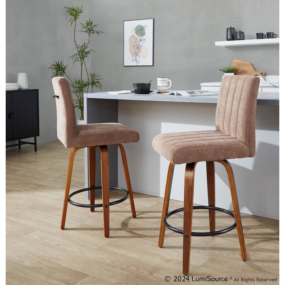 Hank 26" Fixed-Height Counter Stool - Set of 2. Picture 8
