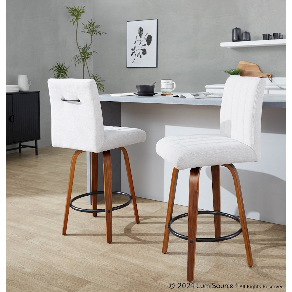 Hank 26" Fixed-Height Counter Stool - Set of 2. Picture 7