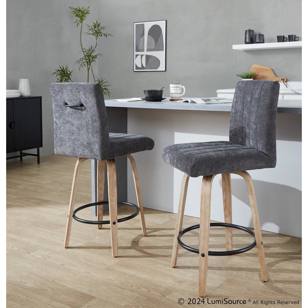 Hank 26" Fixed-Height Counter Stool - Set of 2. Picture 7