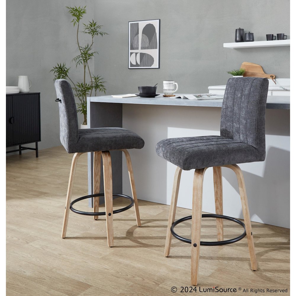 Hank 26" Fixed-Height Counter Stool - Set of 2. Picture 8