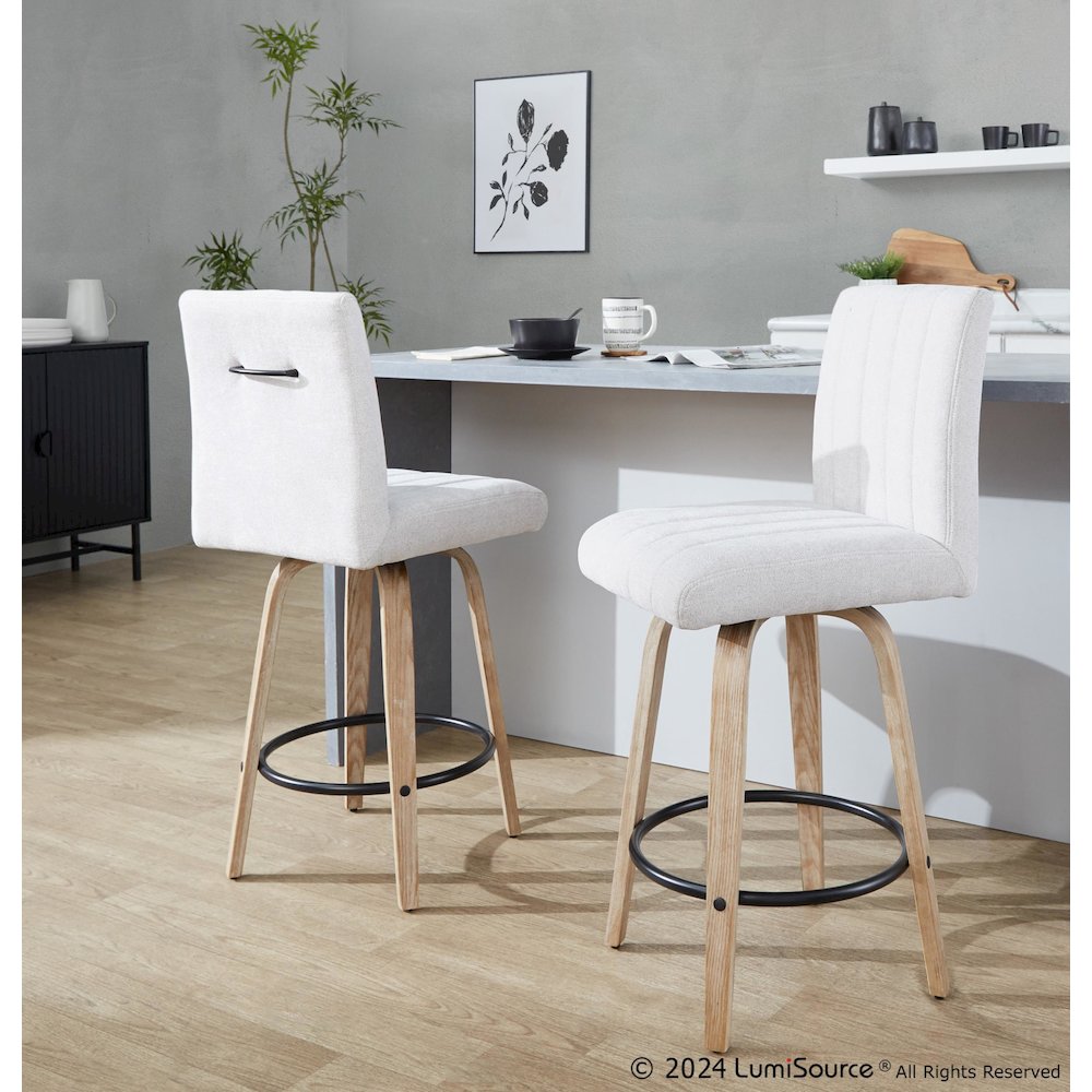 Hank 26" Fixed-Height Counter Stool - Set of 2. Picture 7