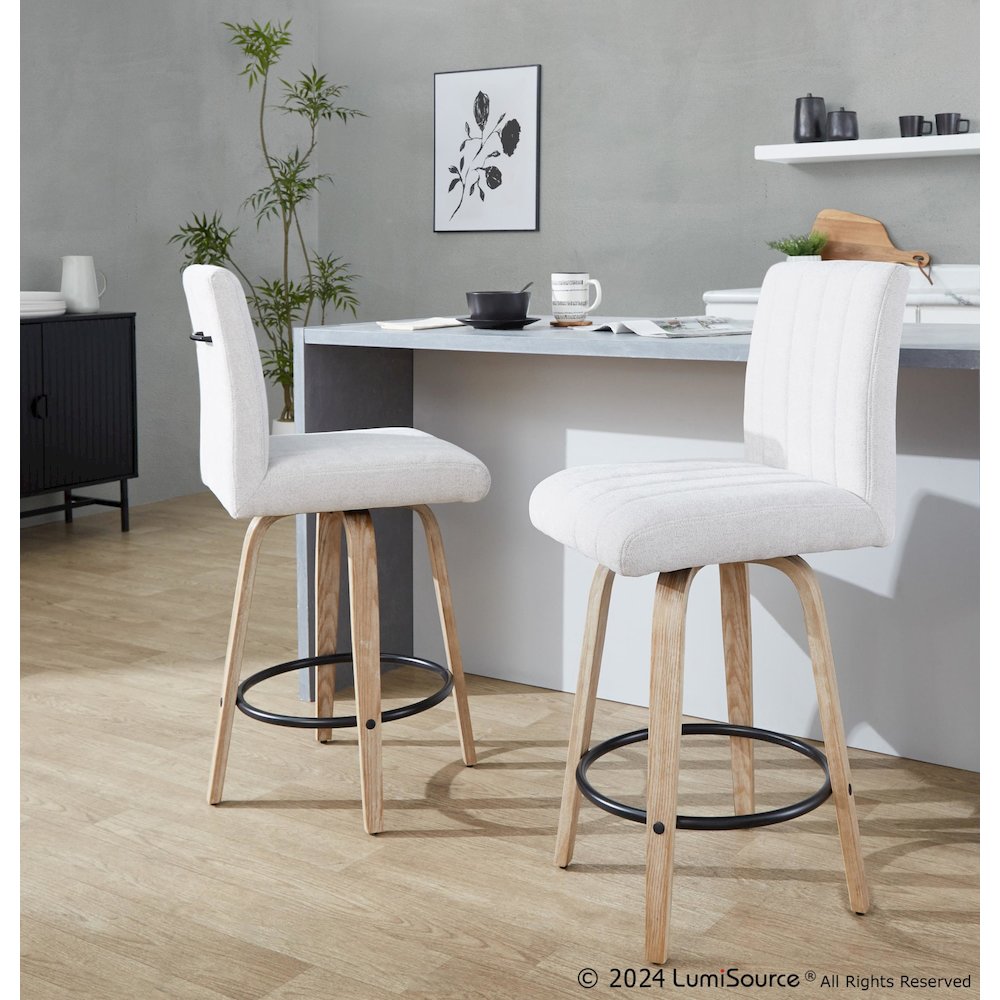 Hank 26" Fixed-Height Counter Stool - Set of 2. Picture 8