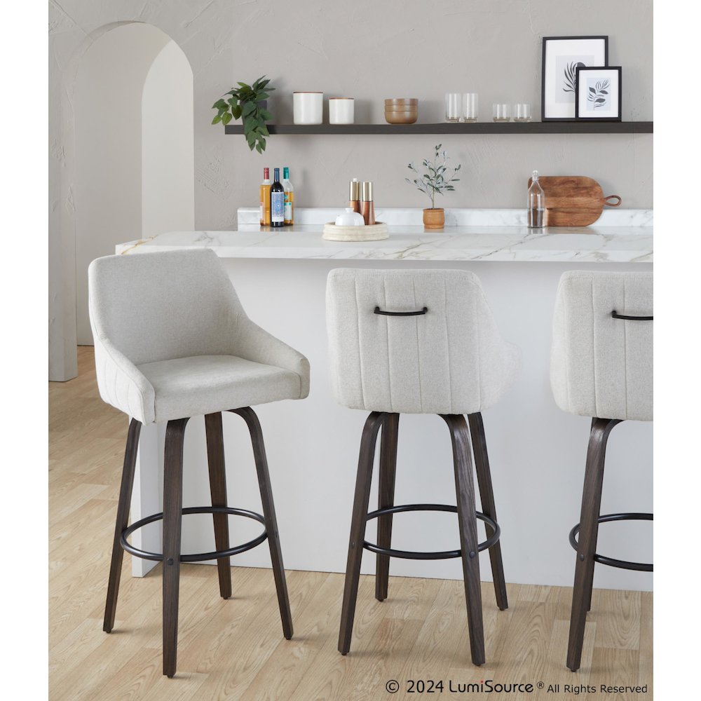 Hannah 30" Fixed-Height Barstool - Set of 2. Picture 7