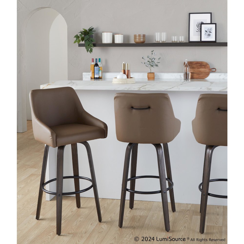 Hannah 30" Fixed-Height Barstool - Set of 2. Picture 7