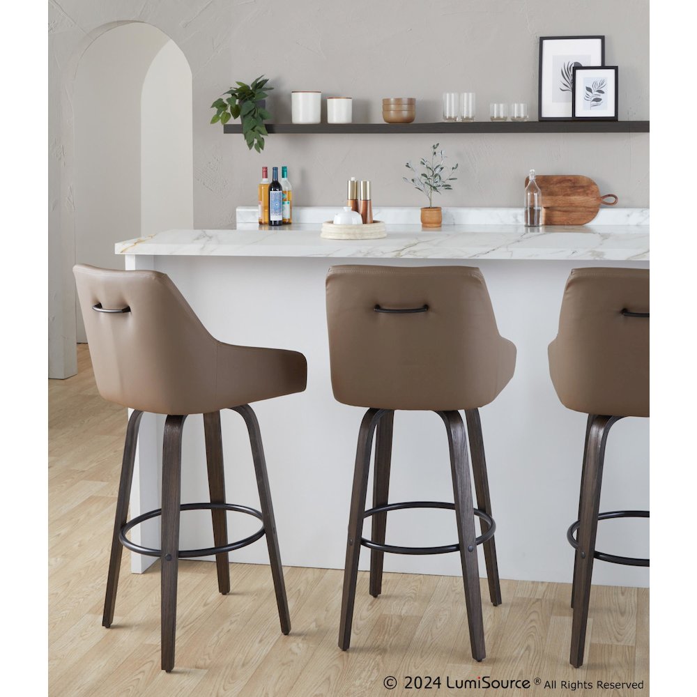 Hannah 30" Fixed-Height Barstool - Set of 2. Picture 8