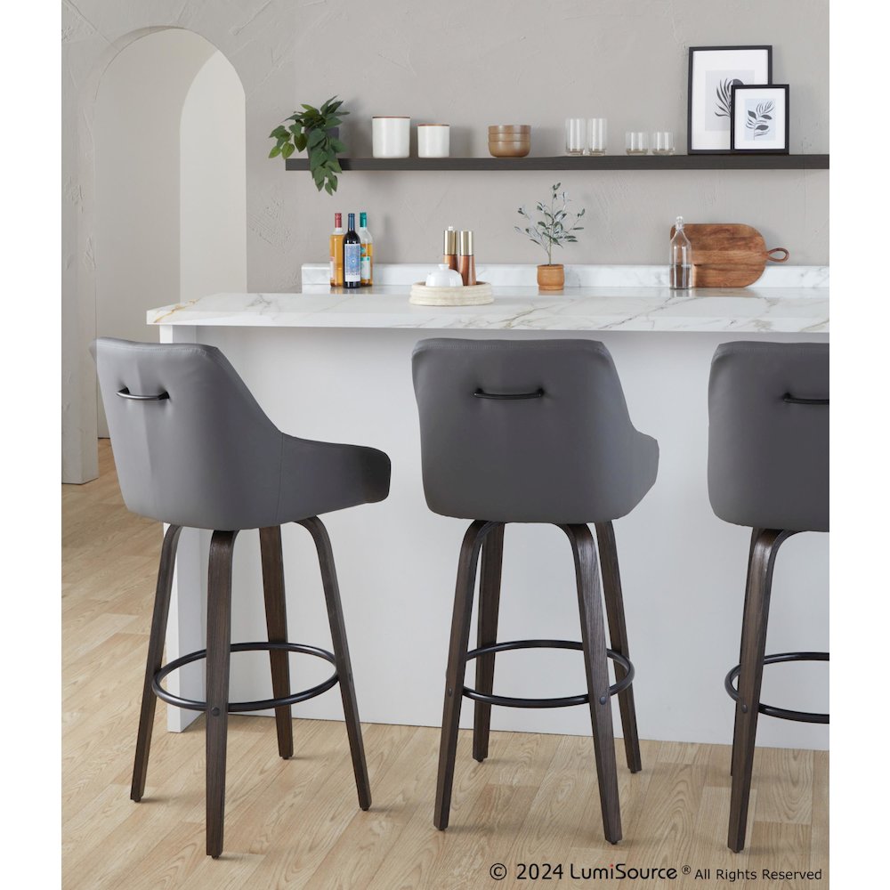 Hannah 30" Fixed-Height Barstool - Set of 2. Picture 8