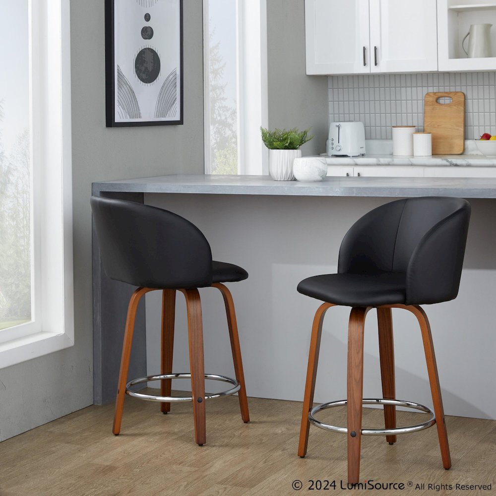 Fran 24" Fixed-Height Counter Stool - Set of 2. Picture 8