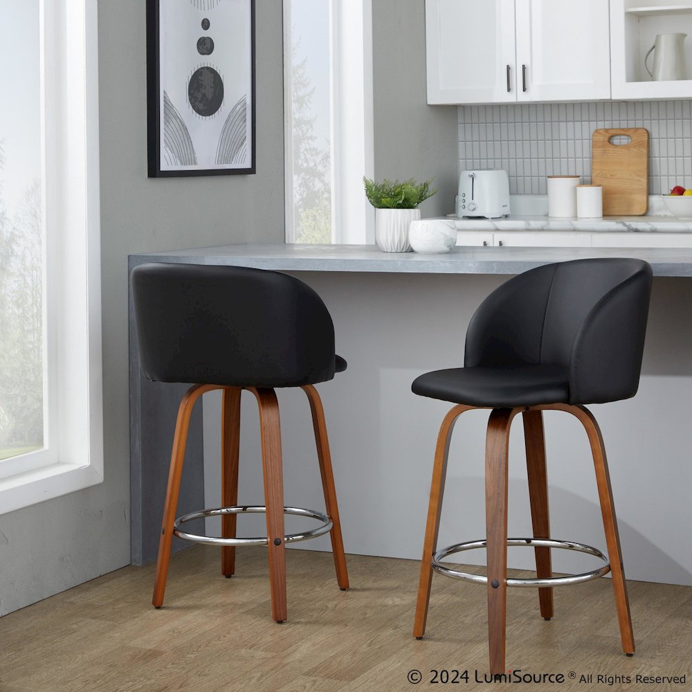 Fran 25" Fixed-Height Counter Stool - Set of 2. Picture 7