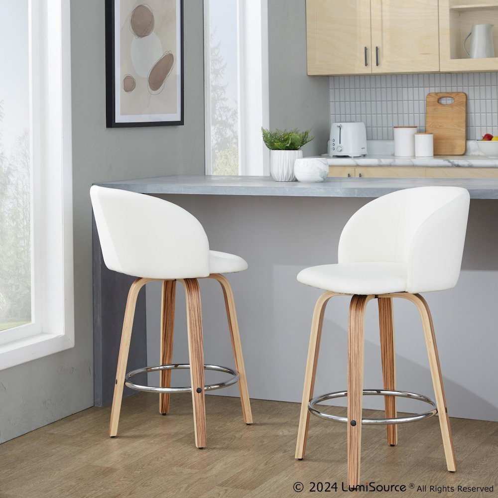 Fran 25" Fixed-Height Counter Stool - Set of 2. Picture 8