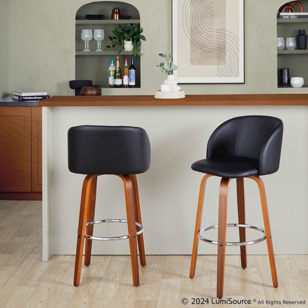 Fran 29" Fixed-Height Barstool - Set of 2. Picture 7