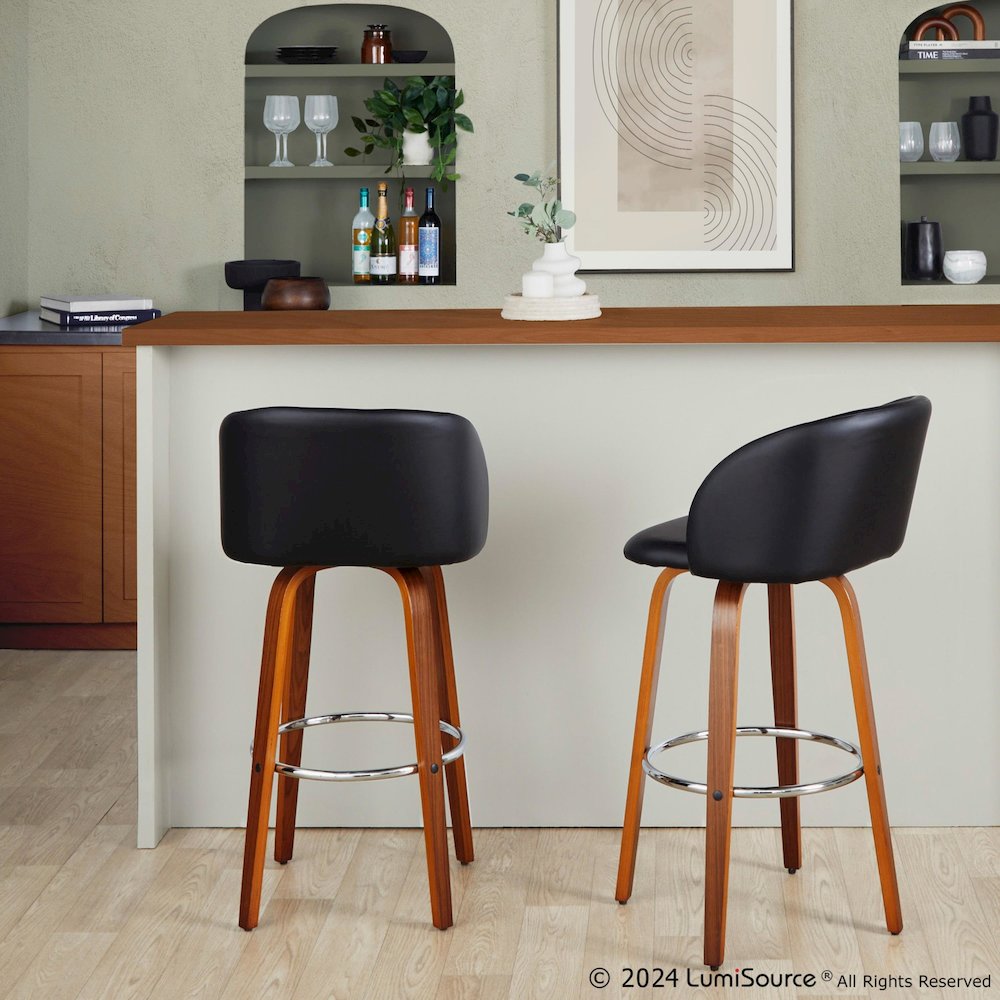 Fran 29" Fixed-Height Barstool - Set of 2. Picture 8