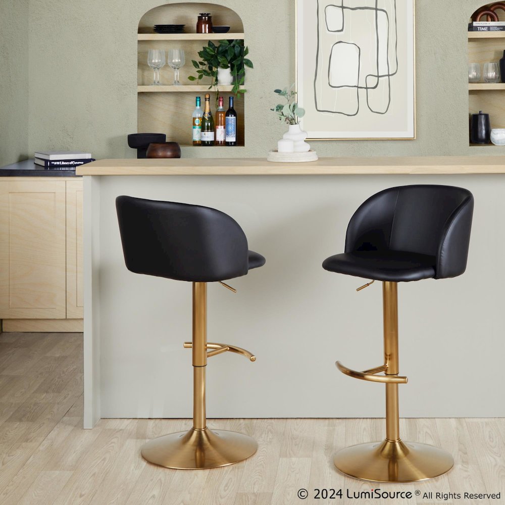 Fran Adjustable Barstool - Set of 2. Picture 8
