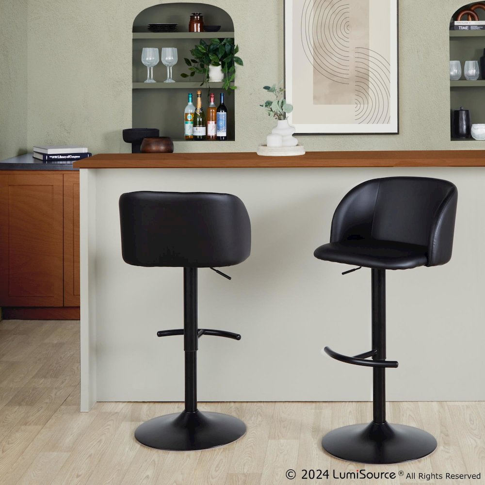 Fran Adjustable Barstool - Set of 2. Picture 7