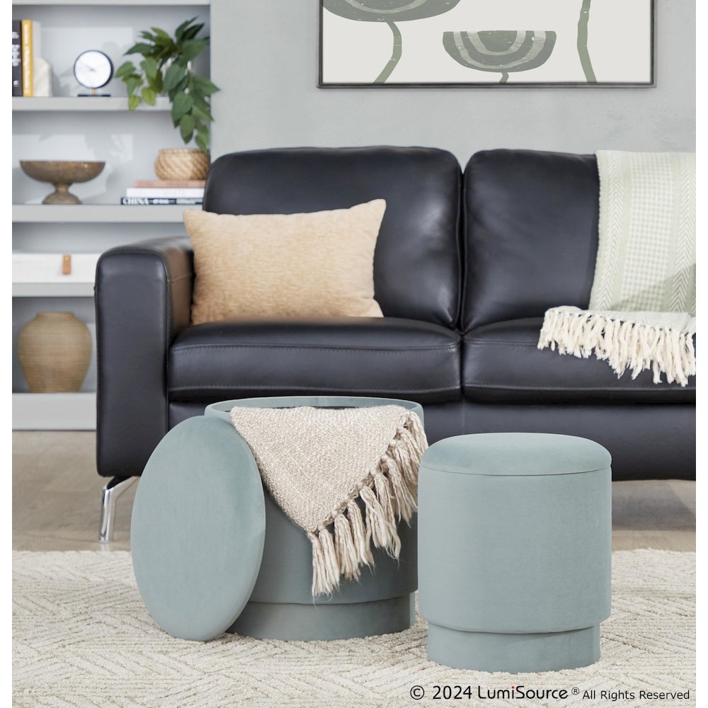 Marla Upholstered Ottoman Set. Picture 8