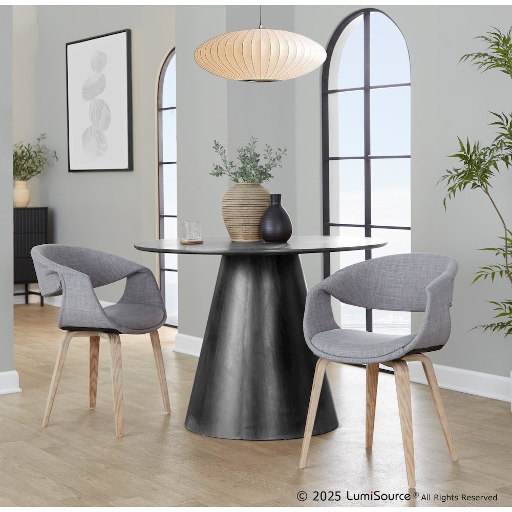 Curvo Upholstered Chair - Set of 2. Picture 7