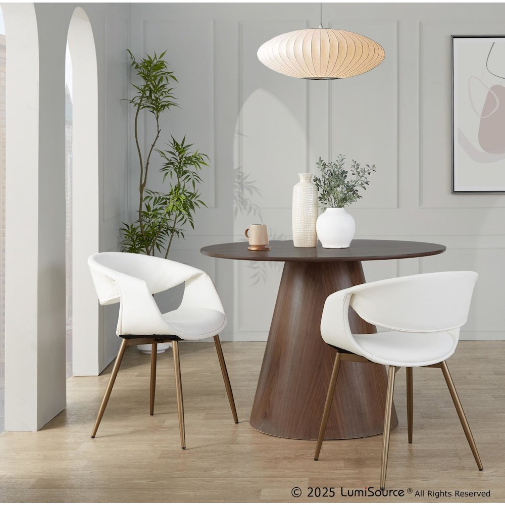 Curvo Upholstered Chair - Set of 2. Picture 7