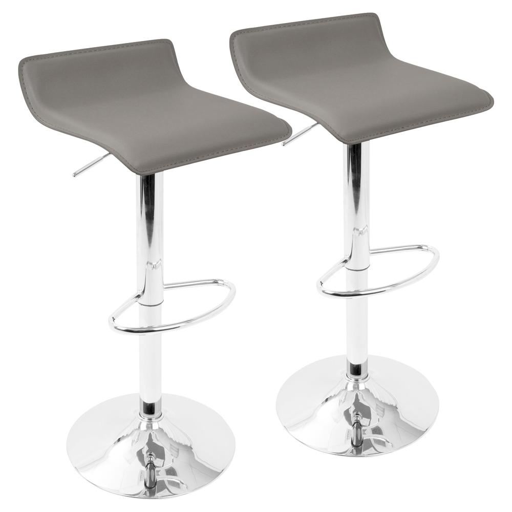 Grey Ale Barstool - Set of 2. Picture 1