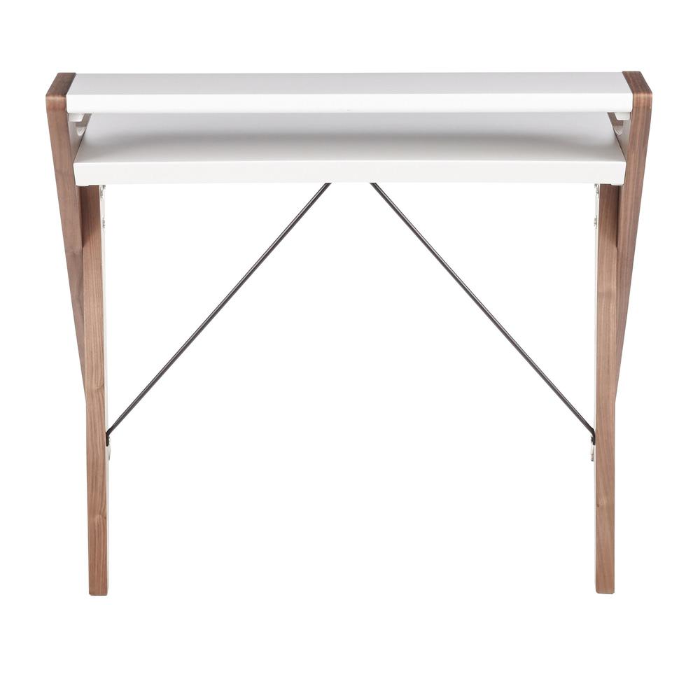 Walnut Wood, White Wood Archer Desk. Picture 4