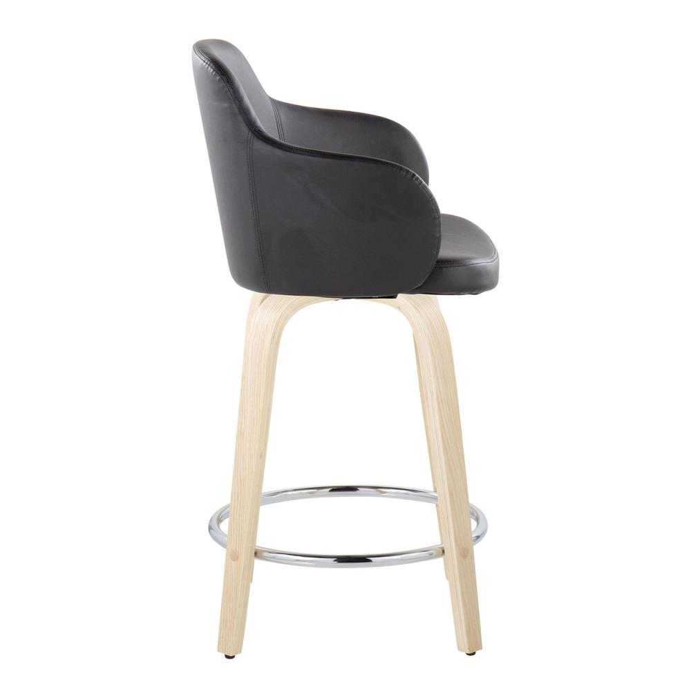 Brown Boyne 24" Fixed-Height Counter Stool - Set of 2. Picture 3