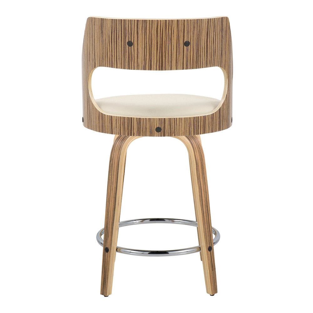 Cecina 24" Fixed-Height Counter Stool - Set of 2. Picture 5