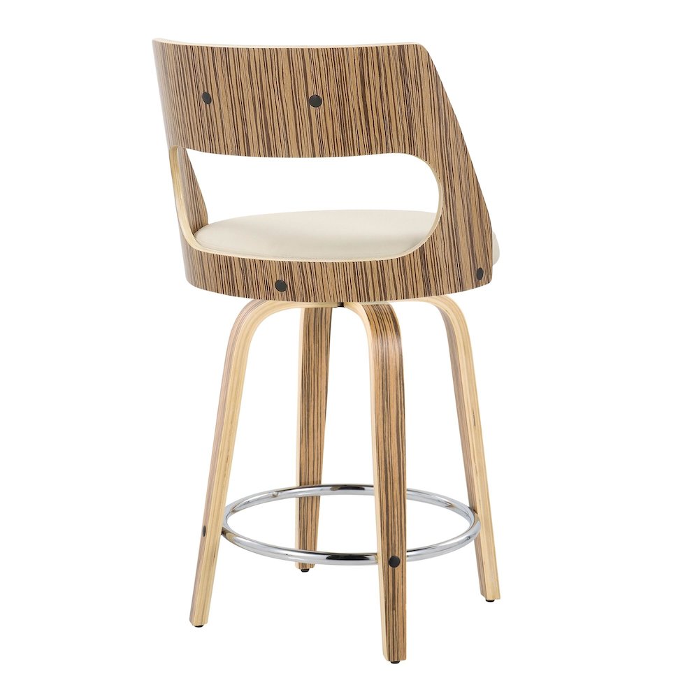 Cecina 24" Fixed-Height Counter Stool - Set of 2. Picture 4