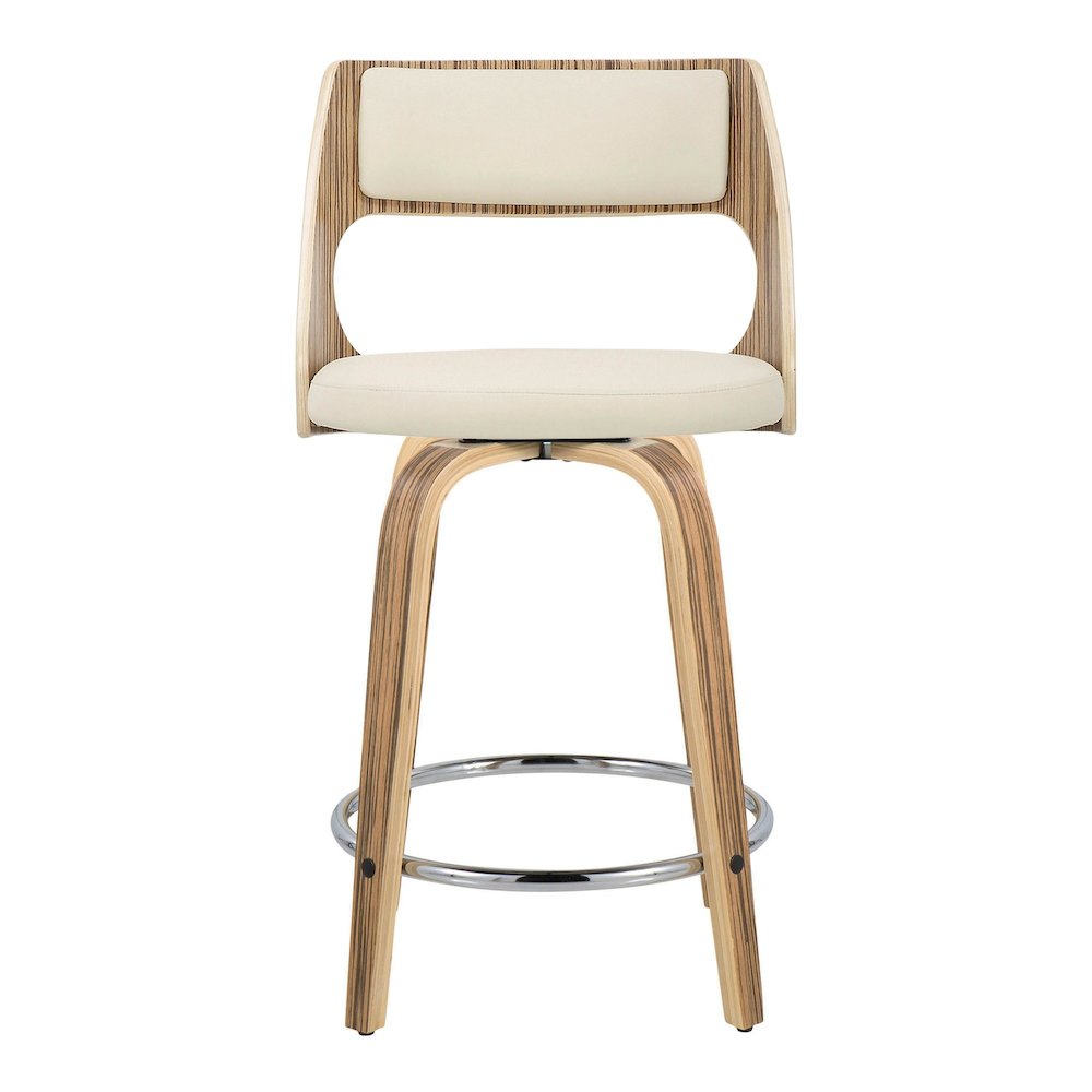 Cecina 24" Fixed-Height Counter Stool - Set of 2. Picture 6