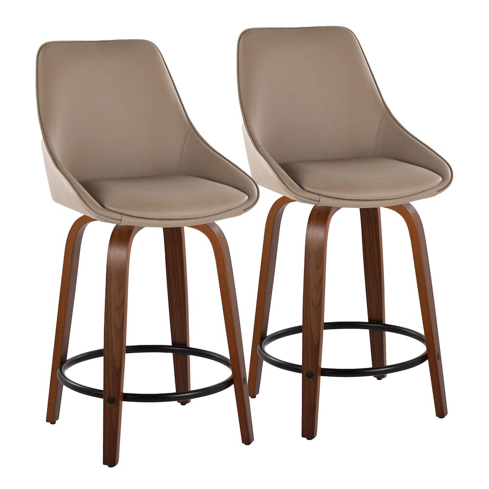 Diana 24" Fixed-Height Counter Stool - Set of 2. Picture 1