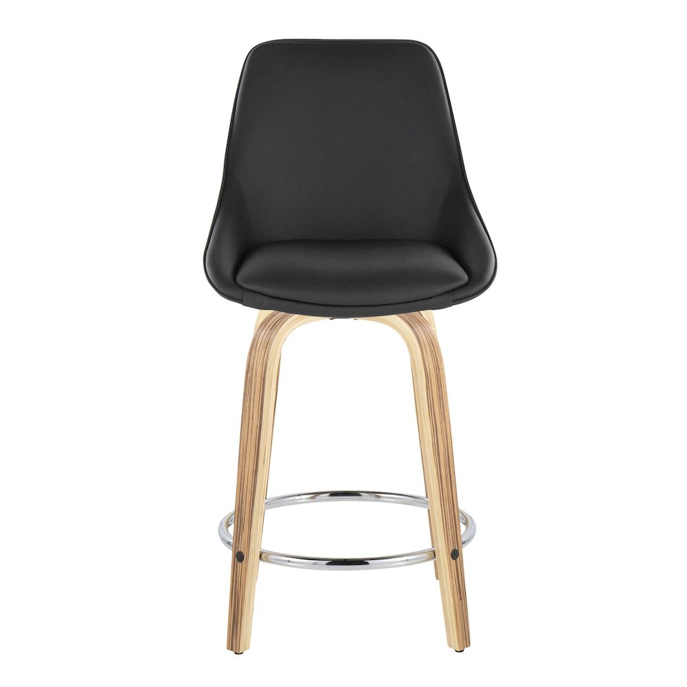 Diana 24" Fixed-Height Counter Stool - Set of  2. Picture 6