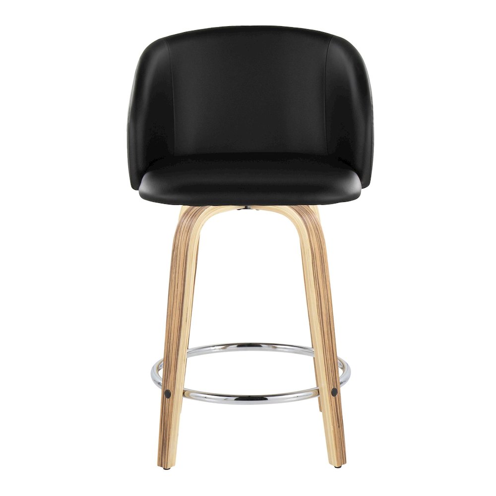Fran 24" Fixed-Height Counter Stool - Set of 2. Picture 6