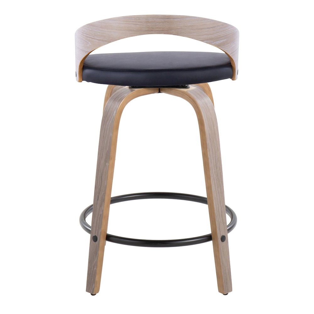 Grotto 24" Fixed-Height Counter Stool - Set of 2. Picture 5