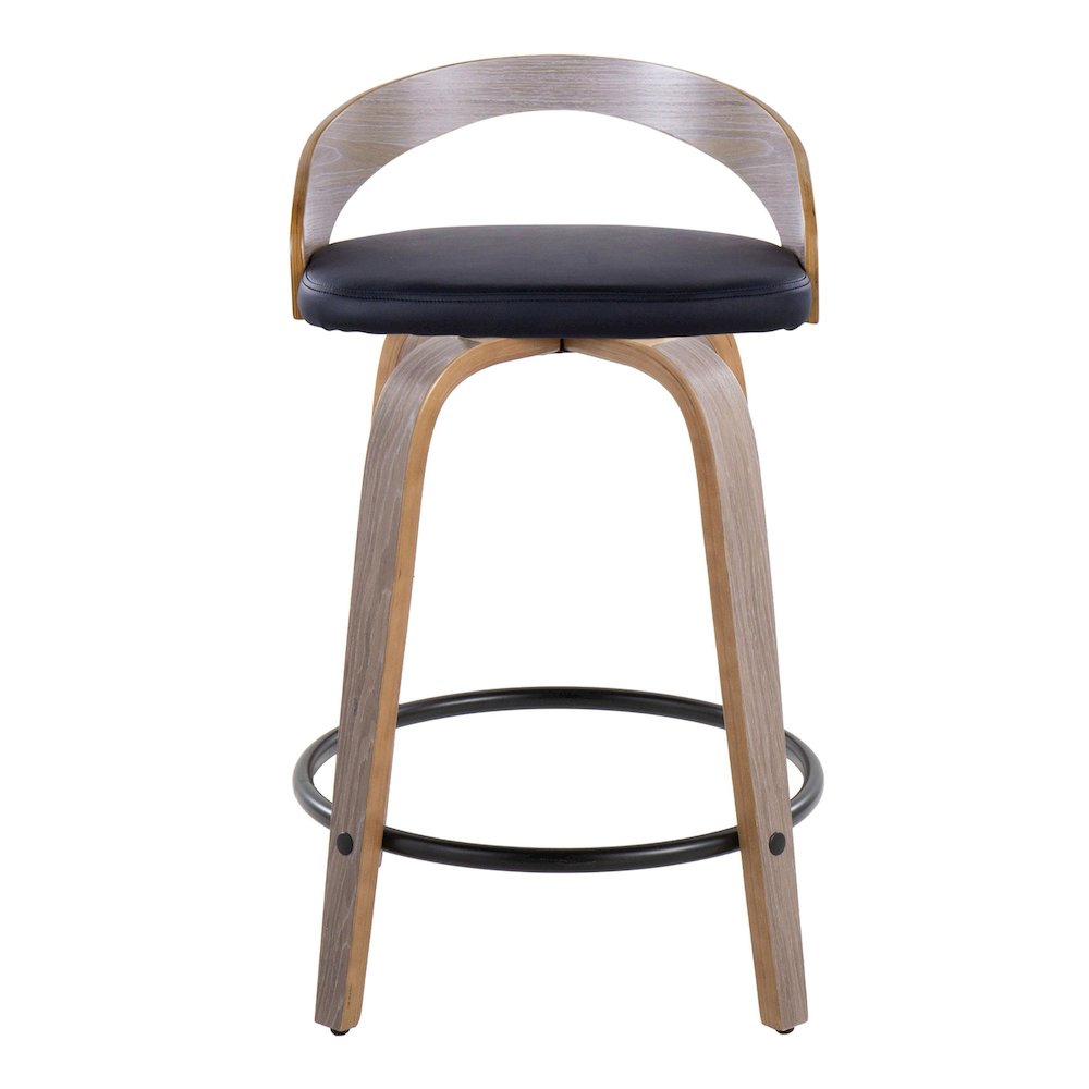 Grotto 24" Fixed-Height Counter Stool - Set of 2. Picture 6