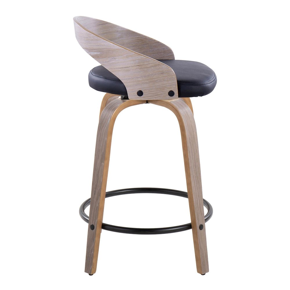 Grotto 24" Fixed-Height Counter Stool - Set of 2. Picture 3