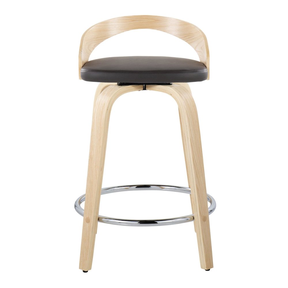 Grotto 24" Fixed-Height Counter Stool - Set of 2. Picture 6