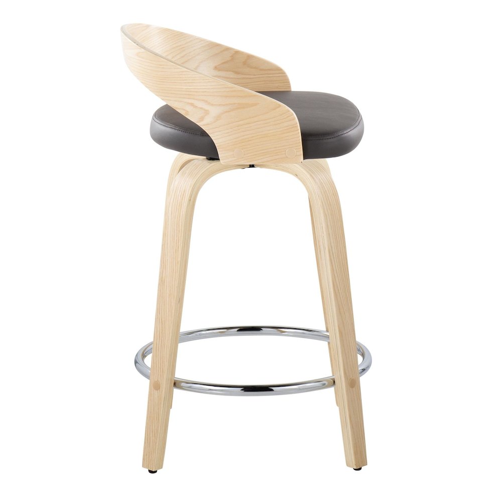 Grotto 24" Fixed-Height Counter Stool - Set of 2. Picture 3